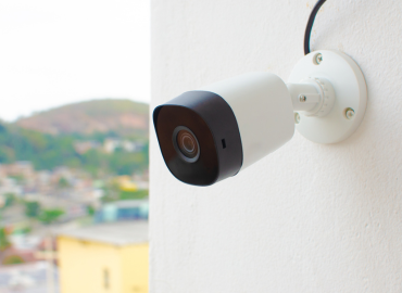 Caméra de vidéosurveillance installée par SOMMELEC